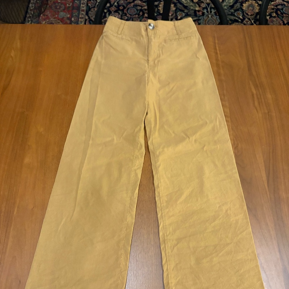 The Colette Full-Length Wide-Leg Pants by Maeve Anthropologie